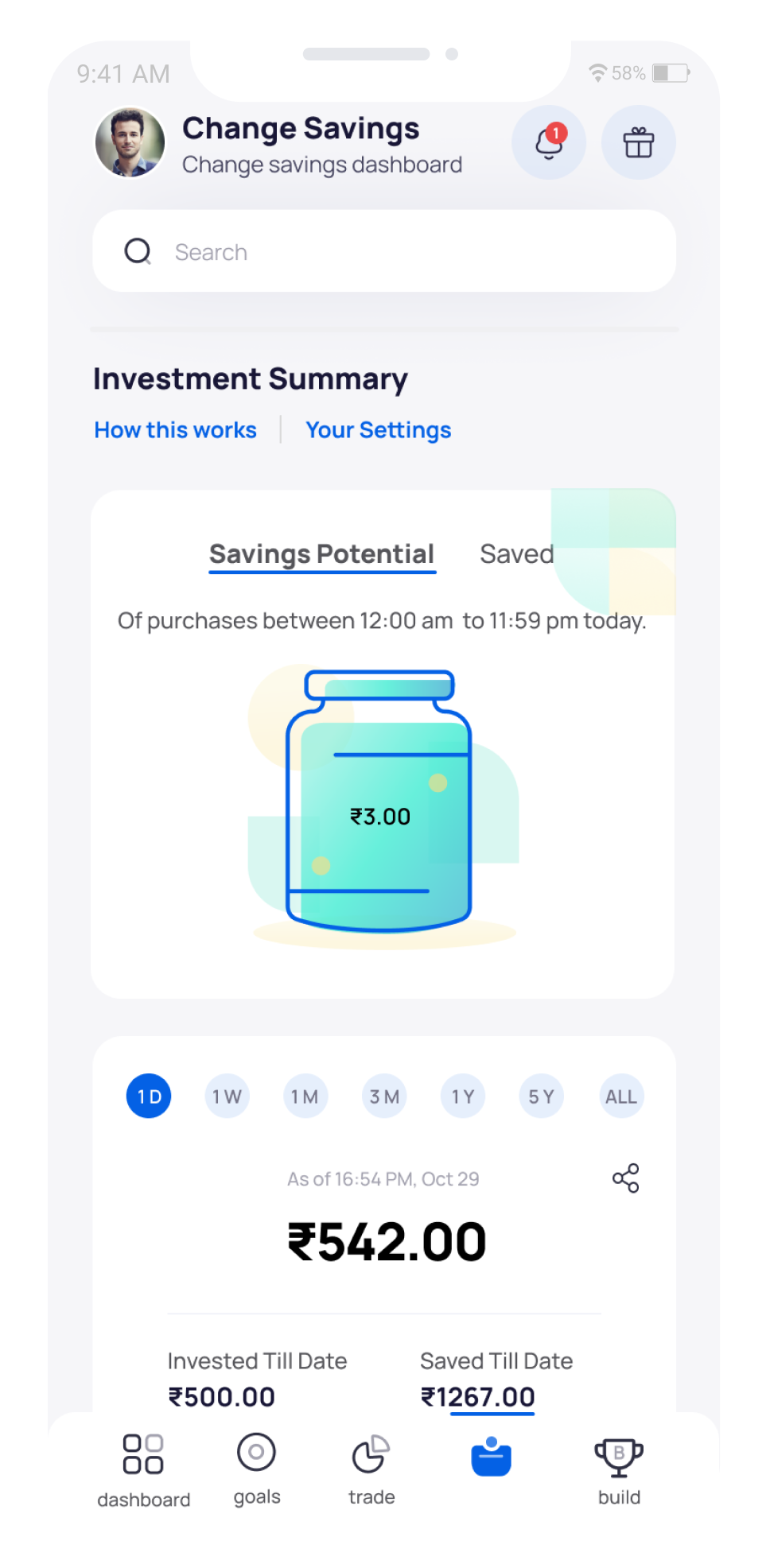 change-savings